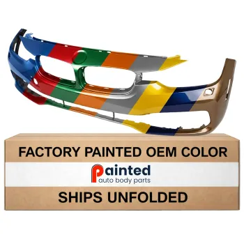 BMW BMW 3 (SEDAN) HYBRID  FRONT BUMPER COVER PRIMED W/WASH WO/M SPORT (STANDARD)**CAPA** OEM#51117445106 2016-2018 PL#BM1000426C