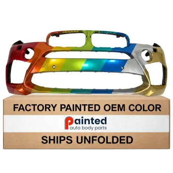 BMW BMW X5  FRONT BUMPER COVER PRIMED (W/HL WASH)(W/PK SENSOR)(WO/AUTO PARKING  AID)(W/M SPT) OEM#51118066732 2014-2018 PL#BM1000434