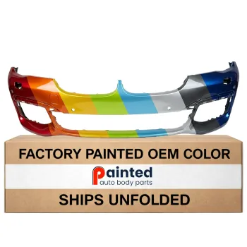 BMW BMW 7 SERIES HYBRID  (740e/745e) FRONT BUMPER COVER PRIMED (W/WASHER)(W/6 PK SENSOR)(W/TOW)(W/M PKG) OEM#51118064754 2017-2019 PL#BM1000443