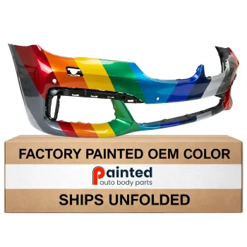 BMW BMW 7 SERIES HYBRID  (740e/745e) FRONT BUMPER COVER PRIMED (W/WASHER)(W/6 PK SENSOR)(W/TOW)(W/M PKG)**CAPA** OEM#51118064754 2017-2019 PL#BM1000443C