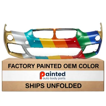 BMW BMW X1  FRONT BUMPER COVER PRIMED (WO/WASHER)(W/SENSOR)(W/M PKG) **CAPA** OEM#51118072771 2017-2019 PL#BM1000446C