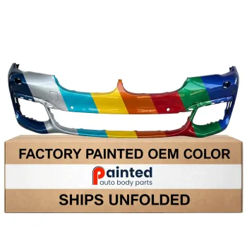 BMW BMW 7 SERIES HYBRID  (740e/745e) FRONT BUMPER COVER PRIMED (W/WASHER)(W/4 PK SENSOR)(W/TOW)(W/M PKG) OEM#51118064753 2017-2019 PL#BM1000452