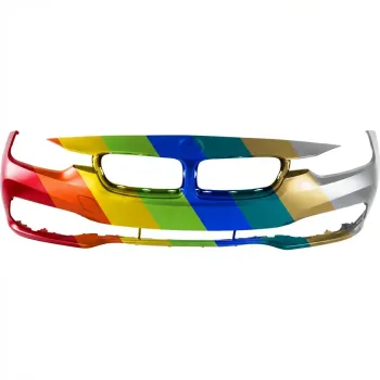 BMW BMW 3 (SEDAN) HYBRID  FRONT BUMPER COVER PRIMED WO/WASHER WO/M SPORT (SPORT/SHADOW SPORT)**CAPA** OEM#51117445137 2016-2018 PL#BM1000455C