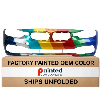 BMW BMW 3 (SEDAN) HYBRID  FRONT BUMPER COVER PRIMED W/WASHER WO/M SPORT (SPORT/SHADOW SPORT) OEM#51117445141 2016-2018 PL#BM1000456