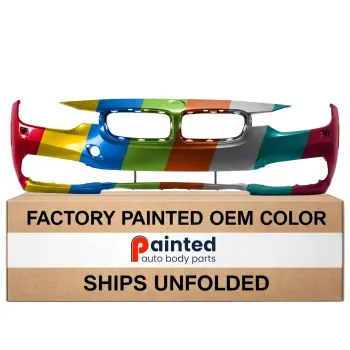 BMW BMW 3 (SEDAN) HYBRID  FRONT BUMPER COVER PRIMED W/WASHER WO/M SPORT (SPORT/SHADOW SPORT)**CAPA** OEM#51117445141 2016-2018 PL#BM1000456C