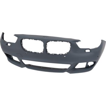 BMW BMW 5 SERIES GRAN TURISMO F07 FRONT BUMPER COVER PRIMED (W/SENSOR)(WO/SIDE CAMERA)( W/M PKG) OEM#51118055053 2010-2017 PL#BM1000465