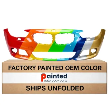 BMW BMW 5 SERIES GRAN TURISMO F07 FRONT BUMPER COVER PRIMED (W/SENSOR)(W/SIDE CAMERA)( W/M PKG) OEM#51118055054 2010-2017 PL#BM1000466