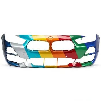 BMW BMW X2  FRONT BUMPER COVER PRIMED (WO/HL WASHER)(W/SENSOR)(28i WO/M SPORT) OEM#51119491566 2018-2022 PL#BM1000501