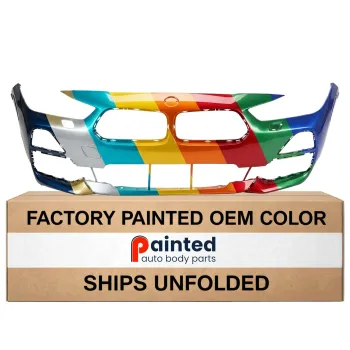 BMW BMW X2  FRONT BUMPER COVER PRIMED (W/HL WASHER)(WO/SENSOR)(28i WO/M SPORT) OEM#51117499470 2018-2023 PL#BM1000502