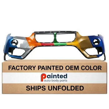 BMW BMW X1 FRONT BUMPER COVER PRIMED (WO/WASHER)(WO/SENSOR)(WO/M PKG)**CAPA** OEM#51117453562 2016-2019 PL#BM1014100C