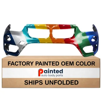 BMW BMW X1 FRONT BUMPER COVER PRIMED (WO/WASHER)(W/SENSOR)(WO/M PKG)**CAPA** OEM#51117453566 2016-2019 PL#BM1014101C