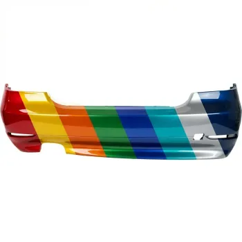 BMW BMW 5 SERIES (SEDAN) REAR BUMPER COVER PRIMED (W/O Sensor Hole)(W/O M Pkg) OEM#51127077939 2004-2007 PL#BM1100160