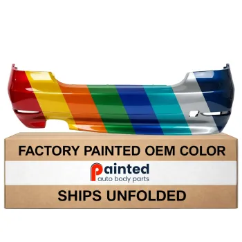 BMW BMW 5 SERIES (SEDAN) REAR BUMPER COVER PRIMED (W/O Sensor Hole)(W/O M Pkg) OEM#51127077939 2004-2007 PL#BM1100160