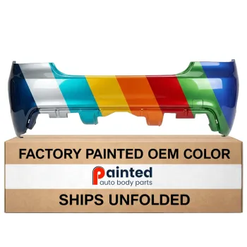 BMW BMW 5 SERIES (SEDAN)  REAR BUMPER COVER PRIMED W/SENSOR(W/M Pkg) OEM#51127897222 2004-2010 PL#BM1100161