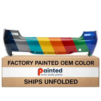 BMW BMW 3 (SEDAN) REAR BUMPER COVER PRIMED (W/ M PKG)(W/O SENSOR) OEM#51127906501 2006-2011 PL#BM1100231