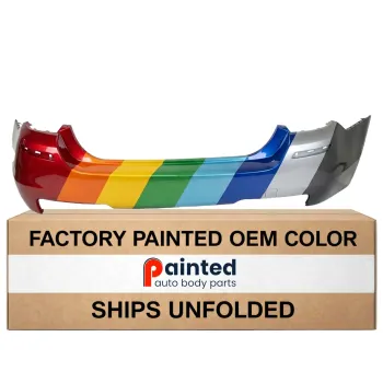 BMW BMW 5 SERIES HYBRID REAR BUMPER COVER PRIMED (W/SENSOR)(W/M PKG) OEM#51128048594 2014-2016 PL#BM1100235