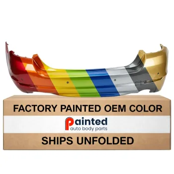 BMW BMW 5 SERIES HYBRID REAR BUMPER COVER PRIMED (W/SENSOR)**CAPA** OEM#51127238518 2012-2013 PL#BM1100236C