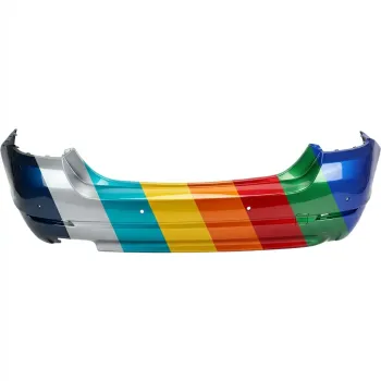 BMW BMW 5 SERIES (SEDAN) REAR BUMPER COVER PRIMED (W/SENSOR)(528i WO/M PKG) OEM#51127238522 2011-2013 PL#BM1100248