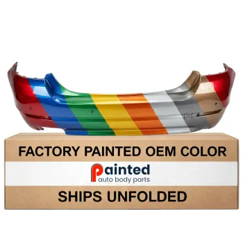 BMW BMW 5 SERIES (SEDAN) REAR BUMPER COVER PRIMED (W/SENSOR)(528i WO/M PKG) **CAPA** OEM#51127238522 2011-2013 PL#BM1100248C
