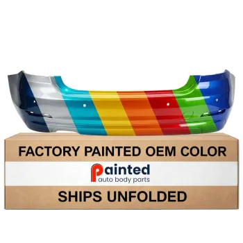 BMW BMW 4 (2DOORS/COUPE) REAR BUMPER COVER PRIMED (428i/430i)(W/ SENSOR)(STANDARD) OEM#51127363301 2014-2017 PL#BM1100283