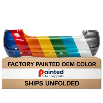 BMW BMW 4 (2DOORS/COUPE) REAR BUMPER COVER PRIMED (428i/430i)(WO/SENSOR)(MODERN/SUXURY/SPORT) OEM#51127363306 2014-2017 PL#BM1100284
