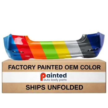 BMW BMW 4 (2DOORS/COUPE) REAR BUMPER COVER PRIMED (435i/440i)(WO/SENSOR)(STANDARD) OEM#51127363302 2014-2017 PL#BM1100286
