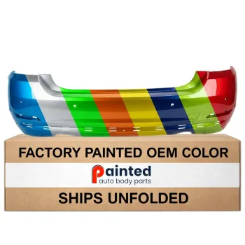 BMW BMW 4 (2DOORS/CONV) REAR BUMPER COVER PRIMED (435i/440i)(W/ SENSOR)(MODERN/SUXURY/SPORT) OEM#51127363309 2014-2017 PL#BM1100289
