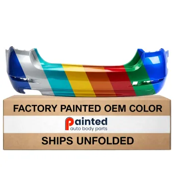 BMW BMW 5 SERIES (SEDAN) REAR BUMPER COVER PRIMED (W/SENSOR)(528i STANDARD WO/M PKG) OEM#51127332764 2014-2016 PL#BM1100322