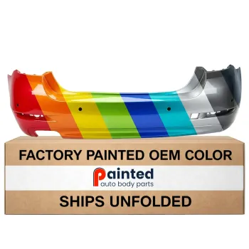 BMW BMW 5 SERIES (SEDAN) REAR BUMPER COVER PRIMED (W/SENSOR)(528i STANDARD WO/M PKG) **CAPA** OEM#51127332764 2014-2016 PL#BM1100322C
