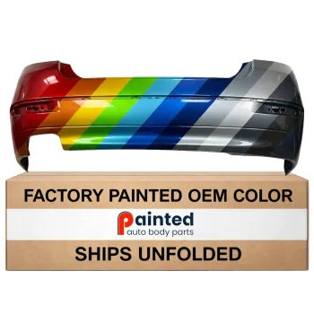 BMW BMW 5 SERIES (SEDAN) REAR BUMPER COVER PRIMED (WO/SENSOR)(528i MODERN/LUXURY LINE)**CAPA** OEM#51127332770 2014-2016 PL#BM1100323C