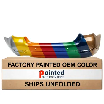 BMW BMW 5 SERIES (SEDAN)  REAR BUMPER COVER PRIMED (W/SENSOR)(528i MODERN/LUXURY LINE)(WO/M PKG) OEM#51127332773 2014-2016 PL#BM1100324