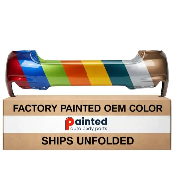 BMW BMW 4 (4DOORS) REAR BUMPER COVER PRIMED (WO/SENSOR)(WO/PK ASSIST)(W/ M SPORT) OEM#51128062242 2015-2020 PL#BM1100325