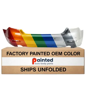 BMW BMW 5 SERIES (SEDAN) REAR BUMPER COVER PRIMED (WO/SENSOR)(535i/535d STANDARD WO/M PKG) **CAPA** OEM#51127332762 2014-2016 PL#BM1100327C