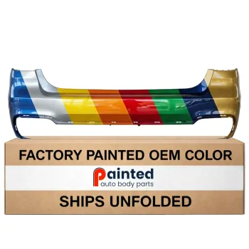 BMW BMW 3 (SEDAN) GRAN TURISMO F34  REAR BUMPER COVER PRIMED  (W/PK SENSOR)(WO/PARKING ASSIST SYSTEM)(W/M SPORT) OEM#51128073075 2014-2019 PL#BM1100330