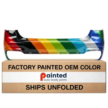 BMW BMW 3 (SEDAN) GRAN TURISMO F34  REAR BUMPER COVER PRIMED  (W/PK SENSOR)(WO/PARKING ASSIST SYSTEM)(W/M SPORT)**CAPA** OEM#51128073075 2014-2019 PL#BM1100330C