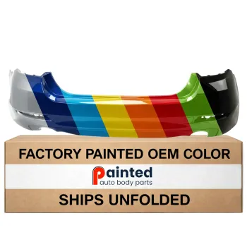 BMW BMW 5 SERIES (SEDAN) REAR BUMPER COVER PRIMED (W/SENSOR)(535i/535d STANDARD WO/M PKG) **CAPA** OEM#51127332765 2014-2016 PL#BM1100331C