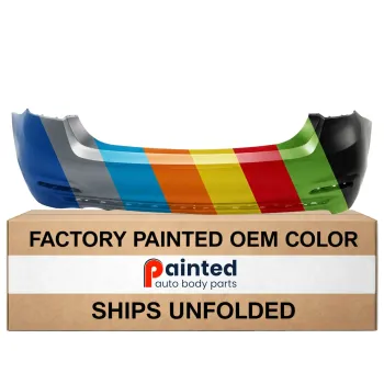 BMW BMW 3 (SEDAN) REAR BUMPER COVER PRIMED GRAY (320i/328d)(EXC STANDARD LINE)(WO/SENSOR)(WO/M SPORT) OEM#51127384599 2016-2018 PL#BM1100347