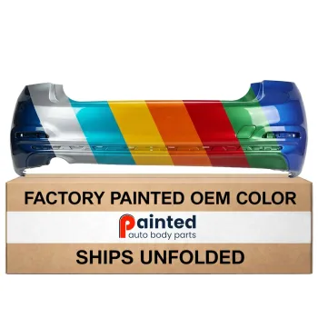 BMW BMW 3 (SEDAN) REAR BUMPER COVER PRIMED GRAY (320i/328d)(EXC STANDARD LINE)(WO/SENSOR)(WO/M SPORT)**CAPA** OEM#51127384599 2016-2018 PL#BM1100347C
