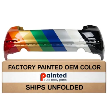 BMW BMW 3 (SEDAN) REAR BUMPER COVER PRIMED (340i)(LUXURY/SPORT/SHADOW)(WO/M SPORT)(WO/SENSOR) OEM#51127384607 2012-2018 PL#BM1100349