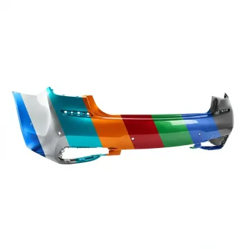 BMW BMW 7 SERIES HYBRID (740e/745e) REAR BUMPER COVER PRIMED GRAY (W/PARK ASSIST)(W/M PKG)**CAPA** OEM#51128064760 2017-2019 PL#BM1100357C