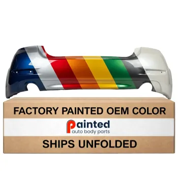 BMW BMW 5 SERIES SEDAN REAR BUMPER COVER PRIMED (WO/SENSOR)(535 W/LUXUARY LINE) OEM#51127332771 2014-2016 PL#BM1100362