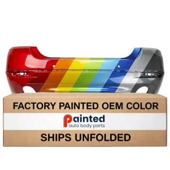 BMW BMW 5 SERIES (SEDAN)  REAR BUMPER COVER PRIMED (W/SENSOR)(535i/535d MODERN/LUXURY LINE)(WO/M PKG) OEM#51127332774 2014-2016 PL#BM1100363