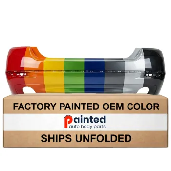 BMW BMW 5 SERIES (SEDAN)  REAR BUMPER COVER PRIMED (W/SENSOR)(535i/535d MODERN/LUXURY LINE)(WO/M PKG)**CAPA** OEM#51127332774 2014-2016 PL#BM1100363C