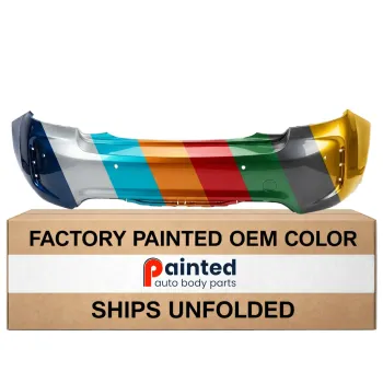BMW BMW M2  REAR BUMPER COVER PRIMED GRAY (W/SENSOR) OEM#51128079560 2016-2021 PL#BM1100368