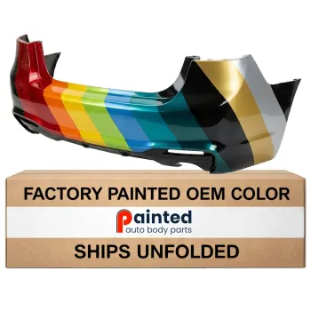 BMW BMW 5 SERIES HYBRID  REAR BUMPER COVER PRIMED (WO/M PKG)(W/LUXURY PKG)(W/SENSOR)(W/PARK SYS) OEM#51128073725 2018-2020 PL#BM1100370