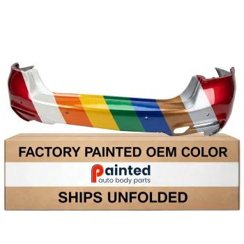 BMW BMW 5 SERIES HYBRID  REAR BUMPER COVER PRIMED (WO/M PKG)(W/LUXURY PKG)(W/SENSOR)(W/PARK SYS)**CAPA** OEM#51128073725 2018-2020 PL#BM1100370C