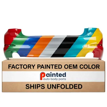 BMW BMW 5 SERIES (SEDAN) REAR BUMPER COVER PRIMED (530i/540d WO/M PKG)(WO/LUXURY PKG)(WO/SENSOR)**CAPA** OEM#51127475591 2017-2020 PL#BM1100372C
