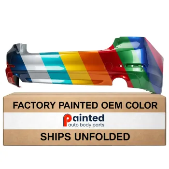 BMW BMW 5 SERIES (SEDAN) REAR BUMPER COVER PRIMED (530i/540d WO/M PKG)(WO/LUXURY)(W/SENSOR)(WO/PARK SYS)**CAPA* OEM#51127475593 2017-2020 PL#BM1100373C