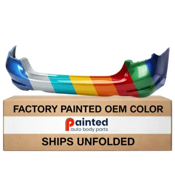 BMW BMW 5 SERIES (SEDAN) REAR BUMPER COVER PRIMED (530i/540d WO/M PKG)(WO/LUXURY PKG)(W/SENSOR)(W/PARK SYS) OEM#51127475595 2017-2020 PL#BM1100374