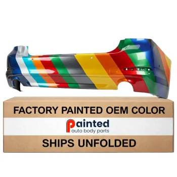 BMW BMW 5 SERIES (SEDAN) REAR BUMPER COVER PRIMED (530i/540d WO/M PKG)(WO/LUXURY)(W/SENSOR)(W/PARK SYS)**CAPA** OEM#51127475595 2017-2020 PL#BM1100374C